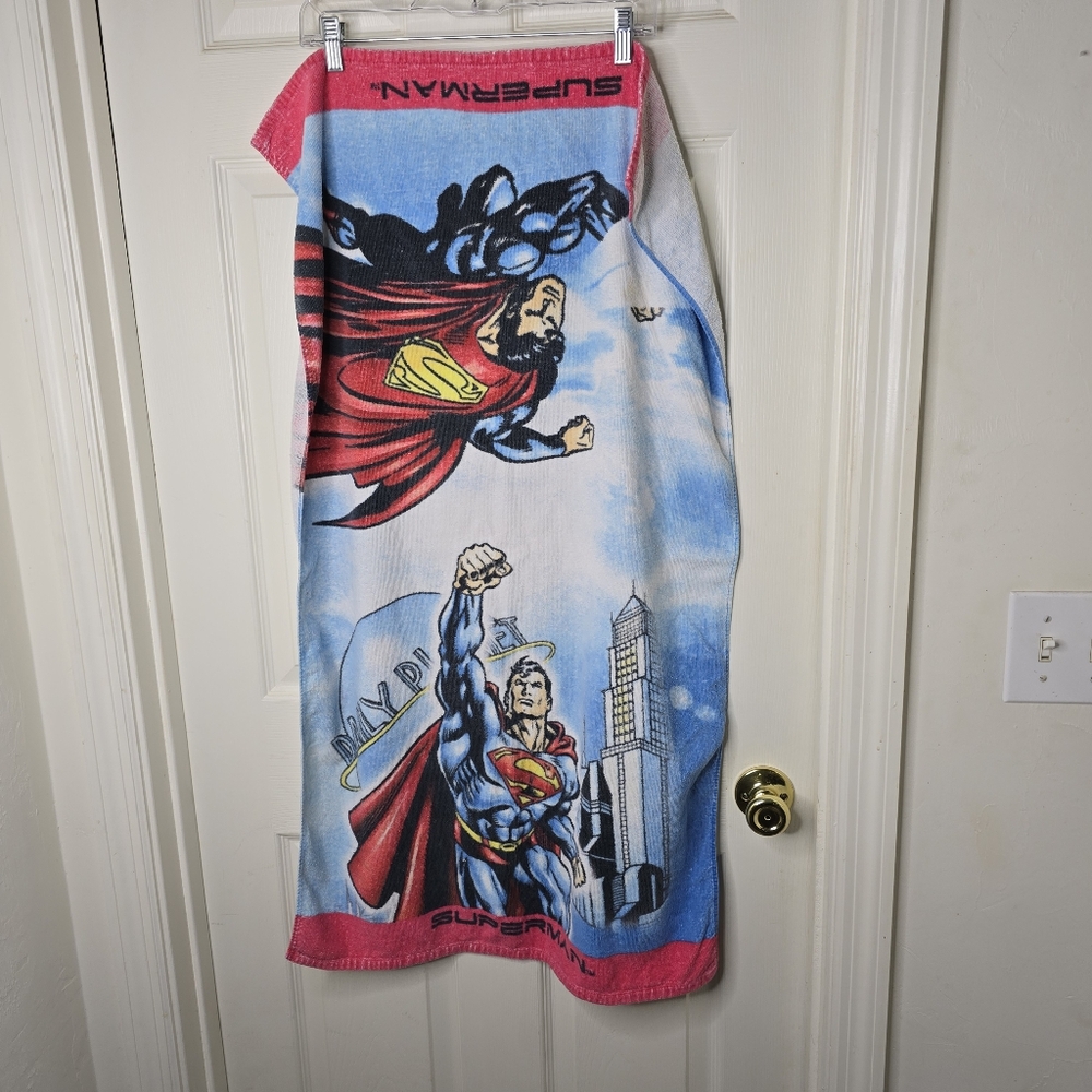 Vintage kids‎ Superman beach towel 24"x40"